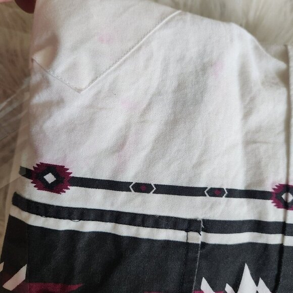 Cumberland Outfitters‎ Men's L Western Shirt Pearl Snap Aztec Long Sleeve Shirt - Picture 14 of 15